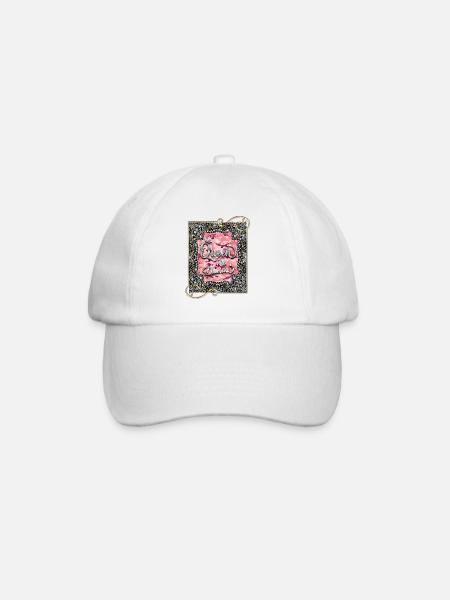 Queen Diamond - Baseball Cap - white/white