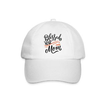 Gesegnete Mama Blessed Mom Schwanger Pregnant - Baseball Cap - white/white - Front