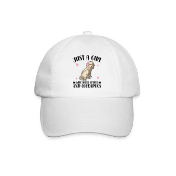 Cockapoo | Dog Dogs Pet Cockapoos Gifts - Baseball Cap - white/white - Front