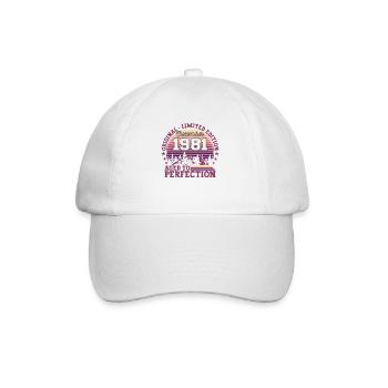 Original December 1981 41st birthday gift - Baseball Cap - white/white - Front