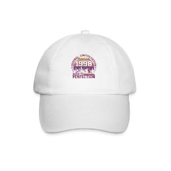 Original December 1998 24th Birthday Gift - Baseball Cap - white/white - Front
