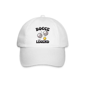 Bocce Legend Citation Bocce Ball avec Jack Bocci - Casquette classique - blanc/blanc - Devant