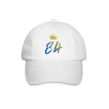 84 Couronne numérique - Casquette classique - blanc/blanc - Devant
