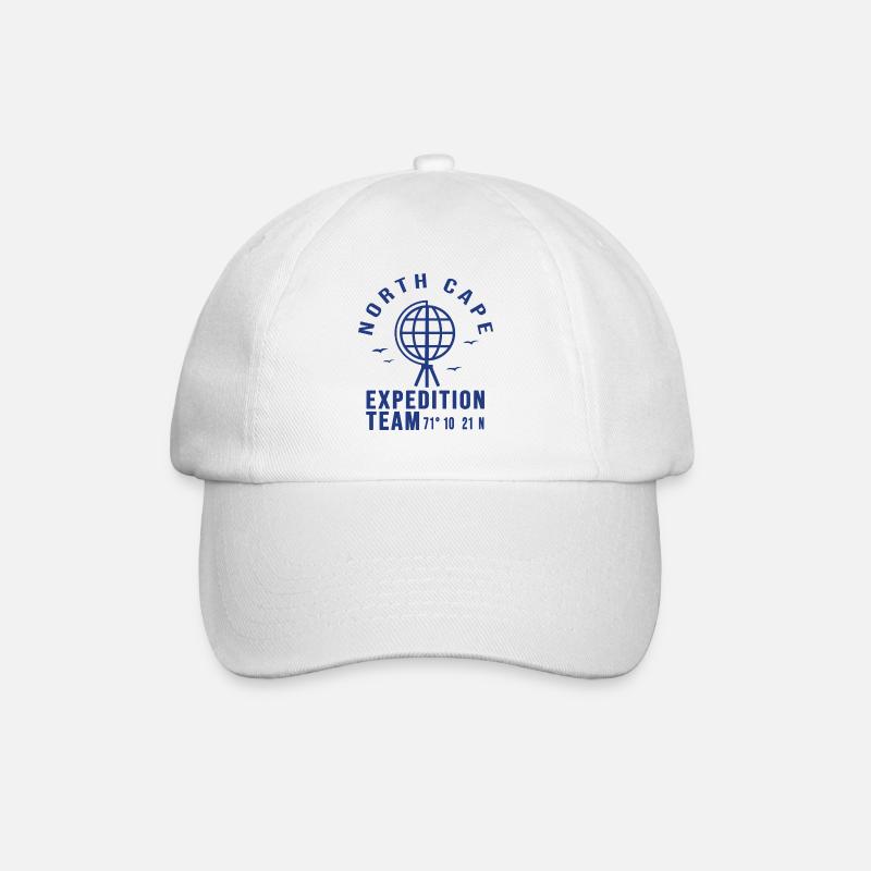 North cape north nordkapp - Baseball Cap - white/white