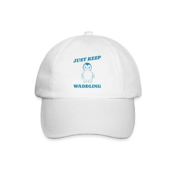 Continuez à vous dandiner Cadeau - Casquette classique - blanc/blanc - Devant
