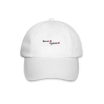 myperson - Baseballkappe - Weiß/Weiß - Vorne