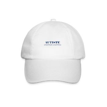 autiste - Casquette classique - blanc/blanc - Devant