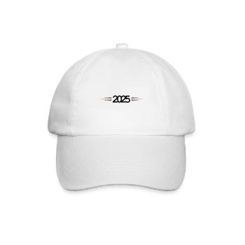 2025 Accident vasculaire cérébral - Casquette classique - blanc/blanc - Devant