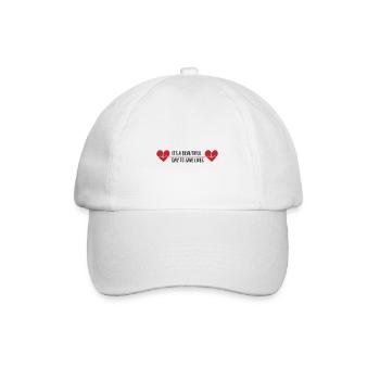 beautiful day to save lives - Baseball Cap - white/white - Front