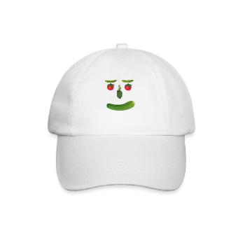 Concombre Légumes - Casquette classique - blanc/blanc - Devant