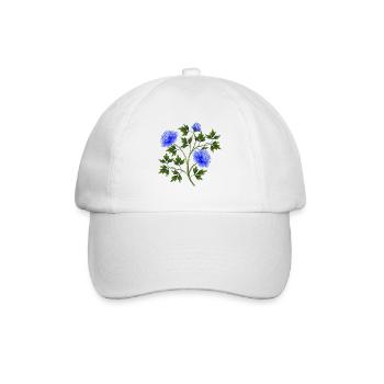 fleurs - Casquette classique - blanc/blanc - Devant