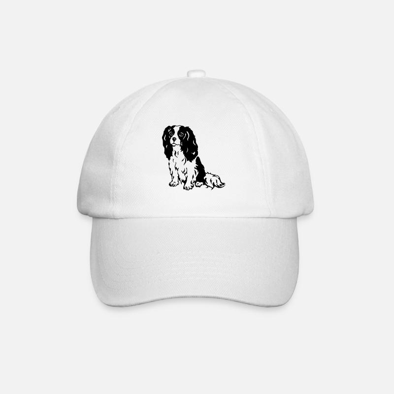 Cavalier King Charles Spaniel - Casquette classique - blanc/blanc