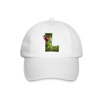 jungle avec affe l - Casquette classique - blanc/blanc - Devant