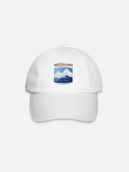 Watzmann Bayern Alpi Berchtesgaden - Cappello con visiera - bianco/bianco