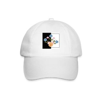 Floral dreams - Baseballkappe - Weiß/Weiß - Vorne