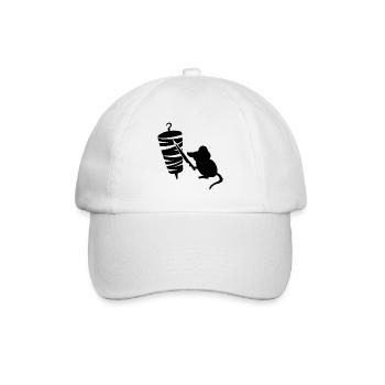 Kebab Grill Souris - Casquette classique - blanc/blanc - Devant