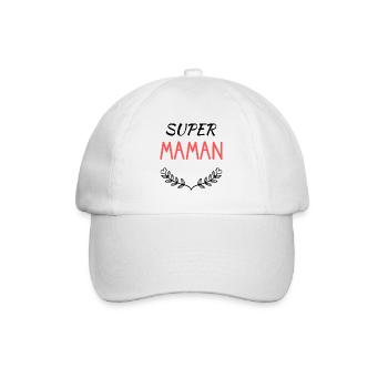 NOËL. ANNEE. ANNIVERSAIRE. RETRAITE. PAPA. MAMAM. - Casquette classique - blanc/blanc - Devant