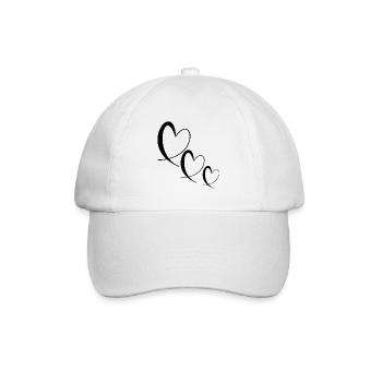 VALENTINE'S DAY. Bachelorette party. I LOVE YOU. I LOVE YOU. LOVE - Baseball Cap - white/white - Front