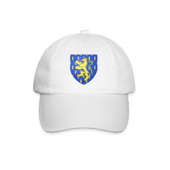 Blason de la Franche-Comté avec fond transparent - Casquette classique - blanc/blanc - Devant