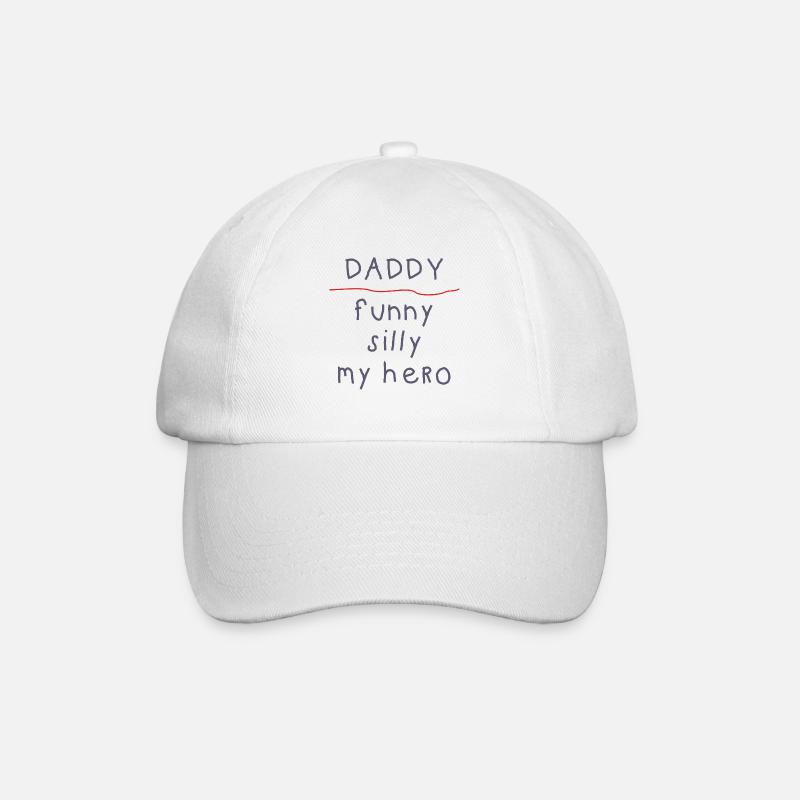 daddy - Baseballkappe - Weiß/Weiß