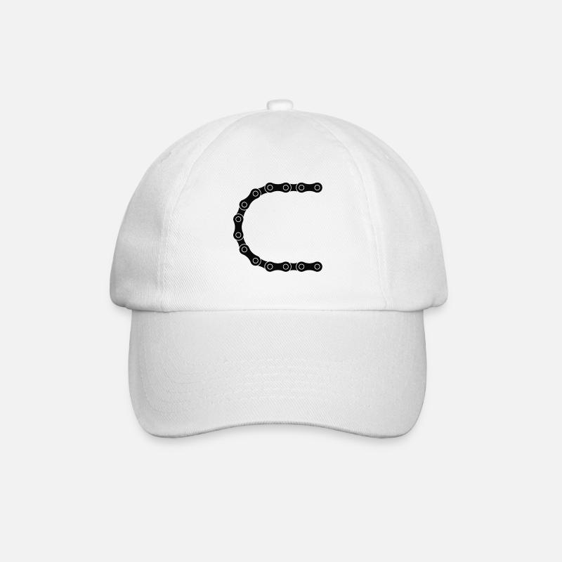 Chaîne de vélo - Casquette classique - blanc/blanc