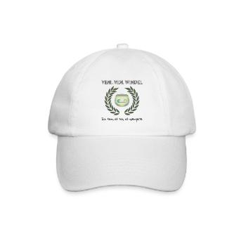 Veni. Vidi. Diaper - Baseball Cap - white/white - Front
