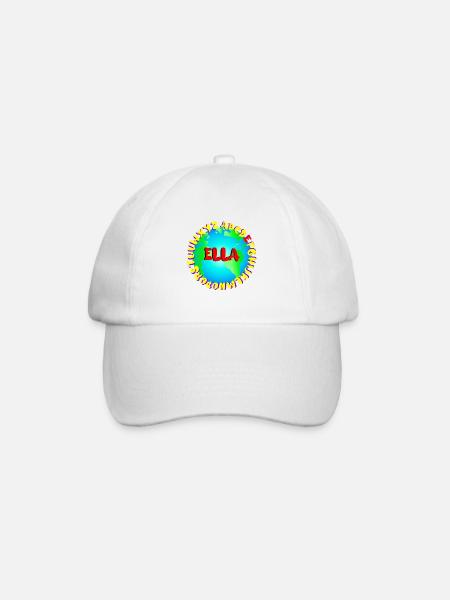 ABC ELLA - Baseballkappe - Weiß/Weiß