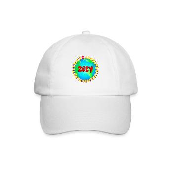 ABC ZOEY - Baseballkappe - Weiß/Weiß - Vorne