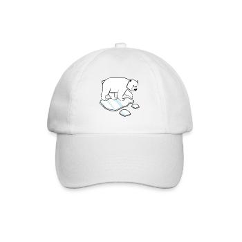 Eisbader Polarbär Hiver natation polaire arctique Hiver - Casquette classique - blanc/blanc - Devant
