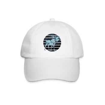 Elch E 55 - Baseball Cap - white/white - Front