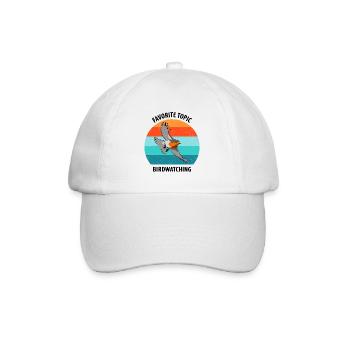 Bird Watching Bird Watching Birding Bird - Baseball Cap - white/white - Front