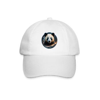 Panda - Baseballkappe - Weiß/Weiß - Vorne