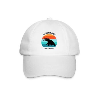 Drôle de mammouth âge de pierre âge glaciaire conception préhistorique - Casquette classique - blanc/blanc - Devant