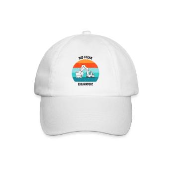 Excavatrice Conducteur d’excavatrice Camion d’excavatrice - Casquette classique - blanc/blanc - Devant