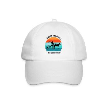 Calèche de cocher Calèche tirée par des chevaux Calèche - Casquette classique - blanc/blanc - Devant