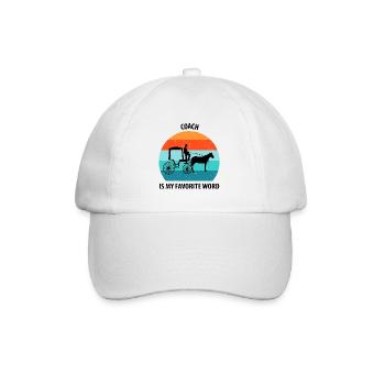 Coachman Carriage Horse-drawn carriage Carriage - Baseball Cap - white/white - Front