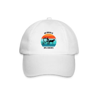Coachman Carriage Horse-drawn carriage Carriage - Baseball Cap - white/white - Front