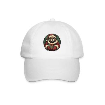 Ours Père Noël - Casquette classique - blanc/blanc - Devant