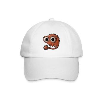Petit monstre fantastique drôle avec de grands yeux - Casquette classique - blanc/blanc - Devant