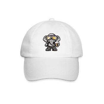 Mammut Après-Ski Bière Bande dessinée - Casquette classique - blanc/blanc - Devant