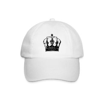 Crown Symbol - Baseball Cap - white/white - Front