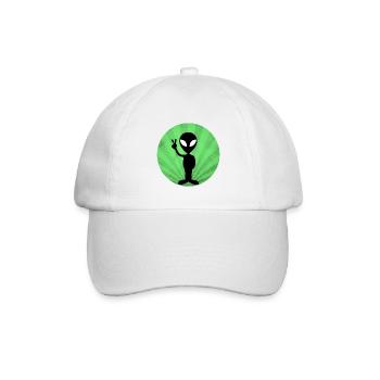 Alien Peace Alien - Casquette classique - blanc/blanc - Devant