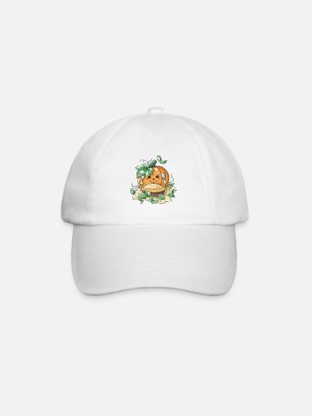 Citrouille d'Halloween - Casquette classique - blanc/blanc