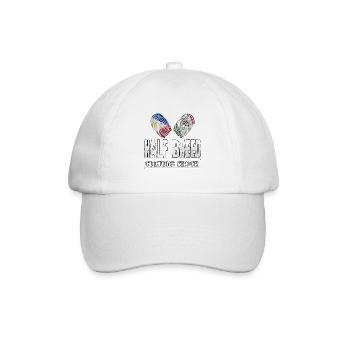 Philippinen Filipino Mexiko Herz DNA I Geschenk - Baseballkappe - Weiß/Weiß - Vorne