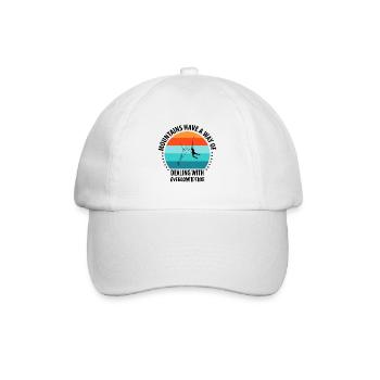 Rochers d’escalade vintage - Casquette classique - blanc/blanc - Devant