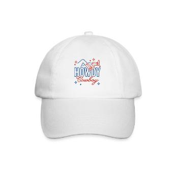 Howdy Cowboy - Baseball Cap - white/white - Front