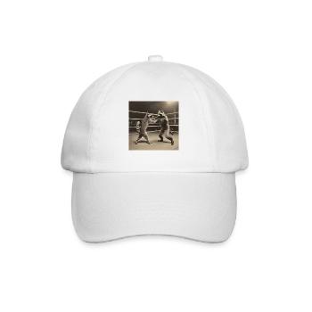 Waschbär / Tier / Foto / Wild / lustig / Räuber - Baseballkappe - Weiß/Weiß - Vorne