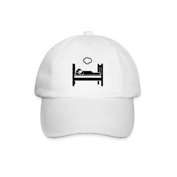 Lit de couchage - Casquette classique - blanc/blanc - Devant