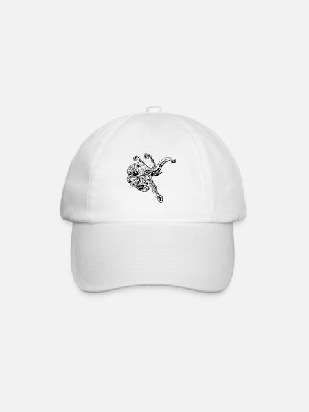 Pieuvre pieuvre pieuvre - Casquette classique - blanc/blanc