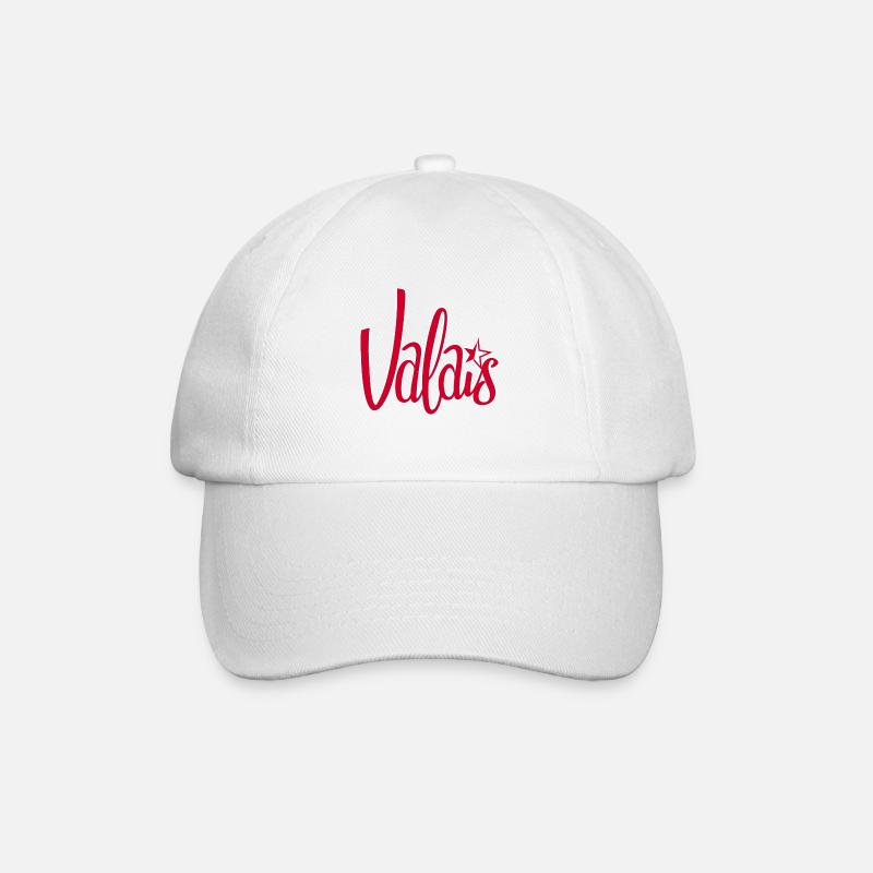 Valais Wallis - Casquette classique - blanc/blanc